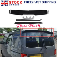 Gloss Black Rear Twin Barn Door Roof Spoiler For Vw Transporter T5 T5.1 T6 T6.1 Car Tail Trunk Wings