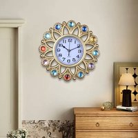 European Wall Clock Retro Art Wall Watch Decorative Wall Clock Home Silent Fashion Clock Simple and Fashionable Quartz Clock