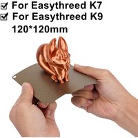 For Easythreed K7 K9 Build Plate Texture Pei Spring Steel 120x120mm Double-sided PEI With Magnetic Base For Mini 3D Printer
