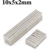 10x5x2 mm Super Powerful Block Magnet Neodymium Magnet NdfeB N35 Strong Permanent Magnetic imanes Refrigerator Magnet