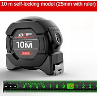 5M 7.5M 10M Self Locking Steel Tape Metric Measure Black Fluorescent High Precision Thickened Wear-resistant Measuring