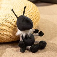 Latest Cross border Black Ant Doll Kawaii Stuffed Plush Toy Handmade Doll Cartoon Anime Cute Children's Birthday Gift Doll
