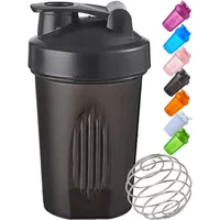 400ML Shaker Bottles Whey Protein Powder Mixer Bottle Sport Water Cups Fitness Gym Shaker Outdoor Portable Plastic Drink Cup