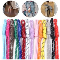 5pcs/lot Colored Nylon Handmade Braided Rope For Climbing Rope Big Hole Beads Pendant Hanging Cords DIY Keychain Bags Decoration