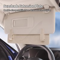 Car Sun Visor Extension Plate Anti-Glare Sunshade Extender for Windshield Clip-On No-Drill UV Protection for Day Driving