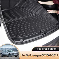 for Volkswagen VW Passat CC 2009~2017 2016 Car Rear Trunk Mats Storage Pads Cargo Tray Dustproof Waterproof Protecion Cushion