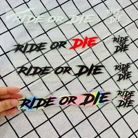 AliExpress NONE 2-Piece Ride or Die Personalized Stickers, Bicycles, Mountain Bikes, Road Bikes, Off-Road Bikes, Motorcycle Creative Decorative