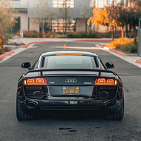 High Quality REAL Carbon Fiber Spoiler For Audi R8 V8 V10 GT 2007 2008 2009 2010 2011 2012 2013 2014 2015 Wing Lip Spoilers