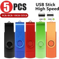5PCS/Lot TYPE-C USB Fash Drive 64GB 32GB 16GB 8GB 4GB 1GB 2g Pen Drive ัะปะตัะบะฐ Flash Drive Waterproof Memoria Cel Usb Stic