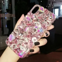Bling Luxury Crystal Gem Rhinestone Case for iPhone16, 16Pro MAX, XR, 13 Pro, 14, 15, 16 17 Air PLUS
