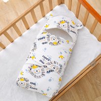 Newborn Baby Quilt Spring Summer Swaddle Blanket Wrapped Quilt Cover Carton Print 100% Cotton Swaddle Blanket