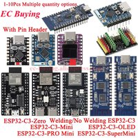 ESP32-C3 PRO Mini SuperMini OLED Zero Development Board ESP32C3 2.4G WiFi BT Bluetooth-compat Wireless Wi-Fi Module For Arduino