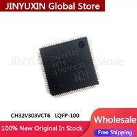 1-50Pcs New CH32V303VCT6 CH32V303 VCT6 CH32V LQFP-100 Microcontroller IC Chip In Stock Wholesale