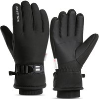 AliExpress Winter Motorcycle Gloves Thermal Fleece Lined Cycling Men's Women's Gloves Cold-proof Ski Outdoor Non Slip Touch Gloves Warmth