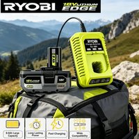 RYOBI ONE+high-performance Lithium Ion Battery,18V 8000mAh Low Self Discharge Suitable Power-driven Tools P107 P108 RB18L50