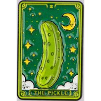 Pickled Cucumber Tarot Card Enamel Pin Moon Brooch Lapel Pins Badge on Backpack Clothing Accessories Fashion Jewelry Gifts