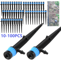 10-100pcs Auto Drip Irrigation Watering System Automatic Watering Spike for Plants Flower Indoor Garden Waterers Kits
