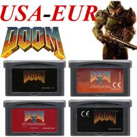 USA GBA Game Cartridge Doom Series Game Cartridge 32-Bit Video Game Console Card DOOM 1 DOOM 2 for GBA GBASP NDSL USA