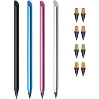 Metal Inkless Pencil Eternal, Reusable Everlasting Pencil Infinite Everlasting Metal Inkless Pencils No Need Sharpened Replace