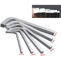 3-10mm L Shaped Square Head Wrench Square Key 4Point Chromium Vanadium Steel Wrench Screwdriver For Tighten Square Screw Set