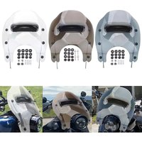 Motorcycle Fairing Windshield Front Wind Deflectors Windscreens Fits for Harley Road King FLHR/I 1994-2022, FLHRC/I 1998-2013
