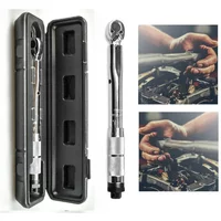 3/8 1/2-Inch Drive Click Torque Wrench Square Drive Ratchet Wrench Repair Spanner Key Hand Tools With Box Auto repair tool