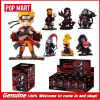 New POPMART Naruto Shippuden Figurine Blind Box Battle Against The Akatsuki Series Gaara Itachi Obito Naruto Anime Collection
