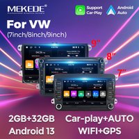 Radio samochodowe MEKEDE Android dla Volkswagen Passat B6 B7 Golf 5 6 Polo Jetta Skoda, odtwarzacz multimedialny, GPS, WiFi, RDS, Carplay