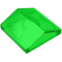 Gobricks GDS-1269 RIDGED TILE 2X2/25 compatible with lego 3300 children's DIY Educational Building Blocks Technical