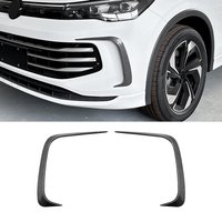 Front Bumper Air Vent Cover Trim For Volkswagen Tiguan MK3 Standard Edition 2024 2025 Intake Frame Spoiler Splitter