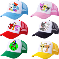 Sprunkis Baseball Caps Boys Casuals Hats Game Figure Printed Women Man Sports Sun Hat Adjustable Peaked Cap Bonnets Girls Gifts