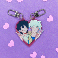 Link Click Acrylic Keychains - Lu Guang Cheng Xiaoshi Anime Merch