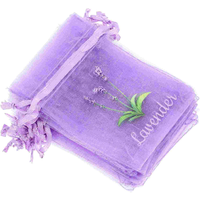 20 Pcs Empty Sachet Bag Jewelry Pouches Sacks Dried Flower Storage Bags Lavender Container Embroidered Gauze Sachets
