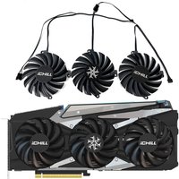 1SET CF-12915S RTX 3070 iCHILL X3 GPU Fan,For INNO3D RTX 3060 Ti、3070、3070 TI、3080、3080 Ti、3090 iCHILL X3 Video card cooling fan