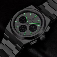 PAGANI DESIGN PD1761 Ice Blue Dial Chronograph Watch Stainless Steel 10Bar Waterproof Dress Quartz Wristwatch for Men reloj homb