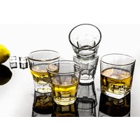 1pcs Glass Bullet Shot Cup Baijiu Wine Cup Chineses Style Drinkware for Whiskey Glass Spirits Japanese Sake Korean Soju Brandy