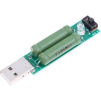 1/2/3Pcs Mini USB Load Tester Digital Display 2A/1A Switch Power Bank Discharge Resistor Voltage Current Meter Module