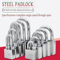 Padlock Reinforced Alloy Steel Pad Locks with Garden Shed Garage Lock Storage Warehouse Locker Gate Lock Heavy Duty Padlocks