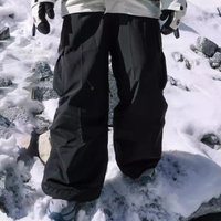New Adult Super Baggy Snowboard Pants Men Waterproof Windproof Sports Clothes Insulated Loose Fit Ski Trousers for Cold Weather