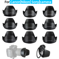 Lens Hood 49mm 52mm 55mm 58mm 62mm 67mm 72mm 77mm 82mm Screwed Flower Petal LENS HOOD for canon nikon Sony camera lens