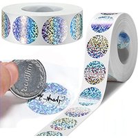 Round Self-Adhesive Love Message Scratch Off Stickers Coating Labels DIY Lottery Ticket Activity Card Material