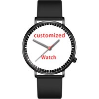 Quartz custom personalized design picture watch women's printed photo watch brand your custom standard silicone watch