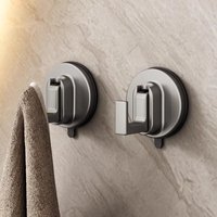 Bathroom Suction Cup Coat Hook Wall Hanger Without Punching Vacuum Washroom Kitchen Door Traceless Hook Towel Hook