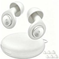 HT001-Ear Plugs for Sleeping Noise Cancelling 56dB,Reusable Silicone Earplugs Strong sound insulation,Multiple sizes of ear caps