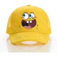 Spongebobs Baseball Caps for Adult Boys Kawaii Sports Breathable Mesh Hat Cute Cartoon Anime Sunbonnet Fashion Birthday Gifts