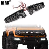 Front Bumper Spotlight/Fog Lamp/Headlight Abs Material For 1/10 Rc Crawler Car Traxxas Trx-4 92076-4 Bronco Parts