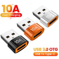Olaf 10A OTG USB 3.0 To Type C Adapter TypeC Female to USB Male Converter Fast Charging Data Transfer For Macbook Xiaomi Samsung