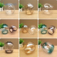 DNA Magic Bean chandelier Lights Glass Cover D15cm D18cm Concave Glass Shade Replacement 4.5cm opening fitter lamp shade E27