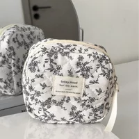 Kawaii Mini Makeup Bag Women Portable Cosmetic Purse for Lipstick Earphone Data Cable Storage