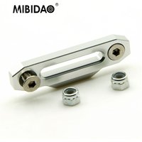 MIBIDAO Aluminum Alloy Winch Control Mount Hawse Fairlead for D90 1/10 RC Remote Control Crawler Car Truck Model Spare Parts